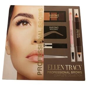 NIB Ellen Tracy Eyebrows Professional Complete Collection Makeup Gift Set